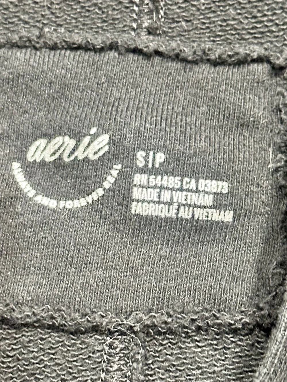 Aerie V-Neck Cropped Pullover Hoodie